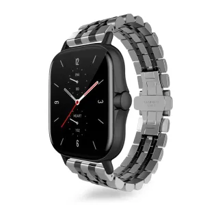 Insta-Worthy Amazfit GTS 2 Steel Link Strap Duo (Silver/Black)  Almost Sold Out!