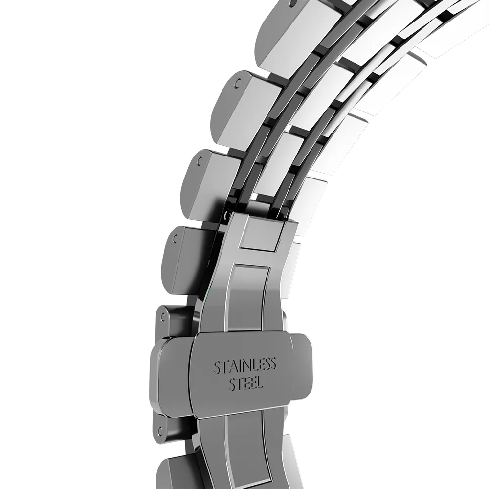 Insta-Worthy Amazfit GTS 2 Steel Link Strap Duo (Silver/Black)  Almost Sold Out!