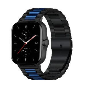Insta-Worthy Amazfit GTS 2 Steel Strap (Black/Blue)  Limited Release!