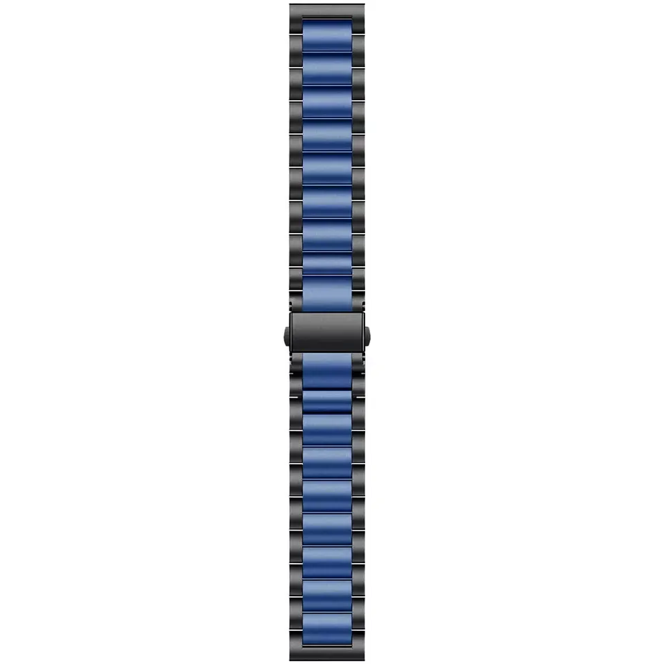 Insta-Worthy Amazfit GTS 2 Steel Strap (Black/Blue)  Limited Release!