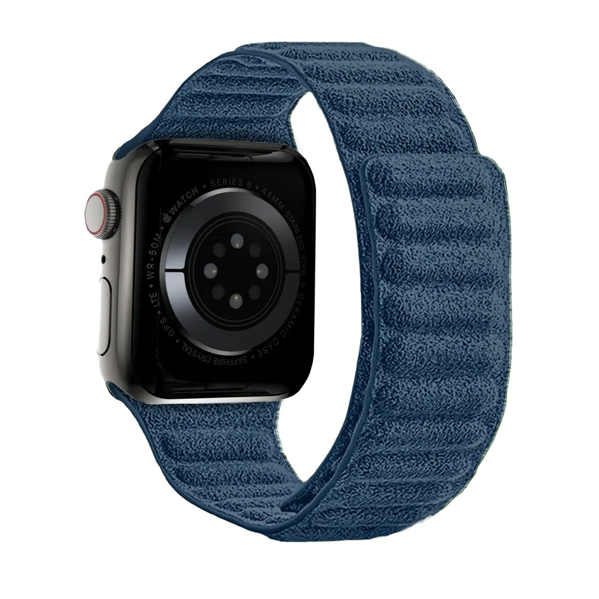 Insta-Worthy Apple Watch Alcantara Strap (Blue)  Ends Soon!