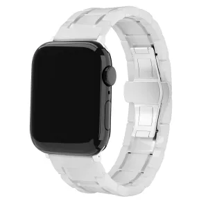 Insta-Worthy Apple Watch Ceramic/Steel Strap (White/Silver)  Limited Availability!