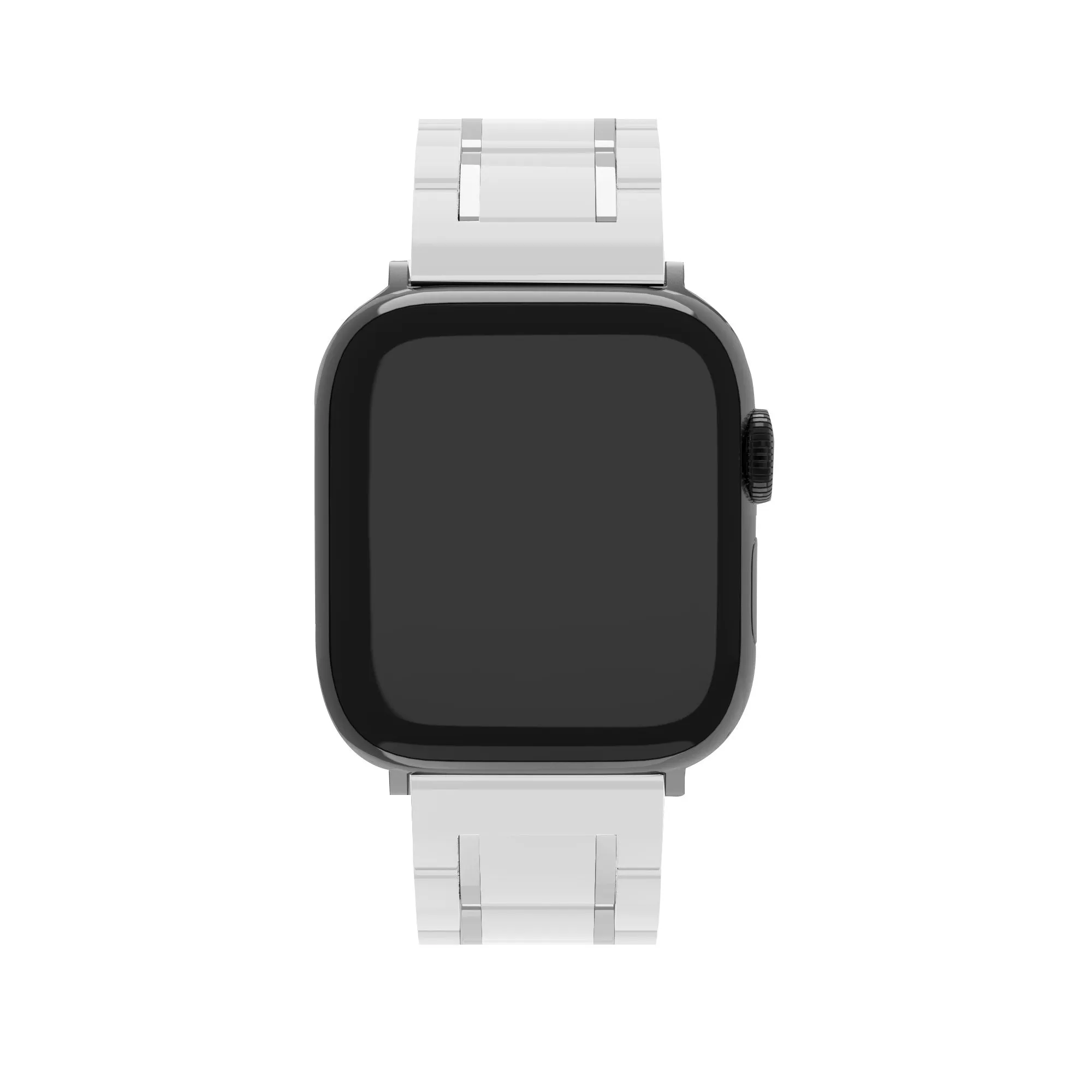 Insta-Worthy Apple Watch Ceramic/Steel Strap (White/Silver)  Limited Availability!
