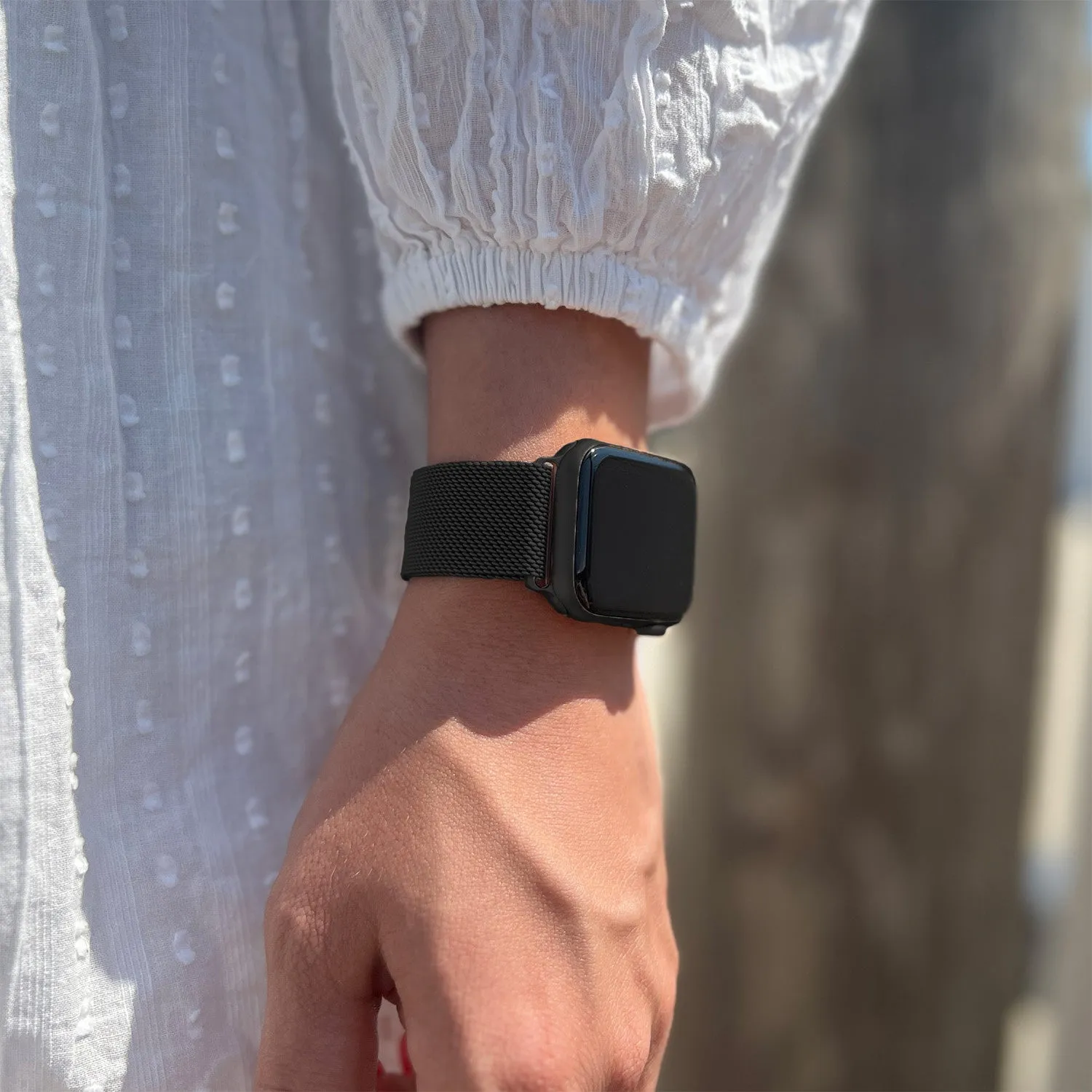 Insta-Worthy Apple Watch Milanese Strap (Black)  Last Chance!
