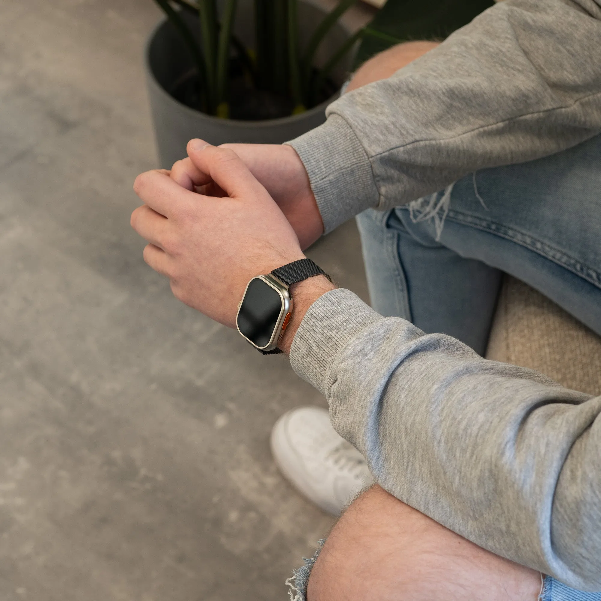 Insta-Worthy Apple Watch Milanese Strap (Black)  Last Chance!