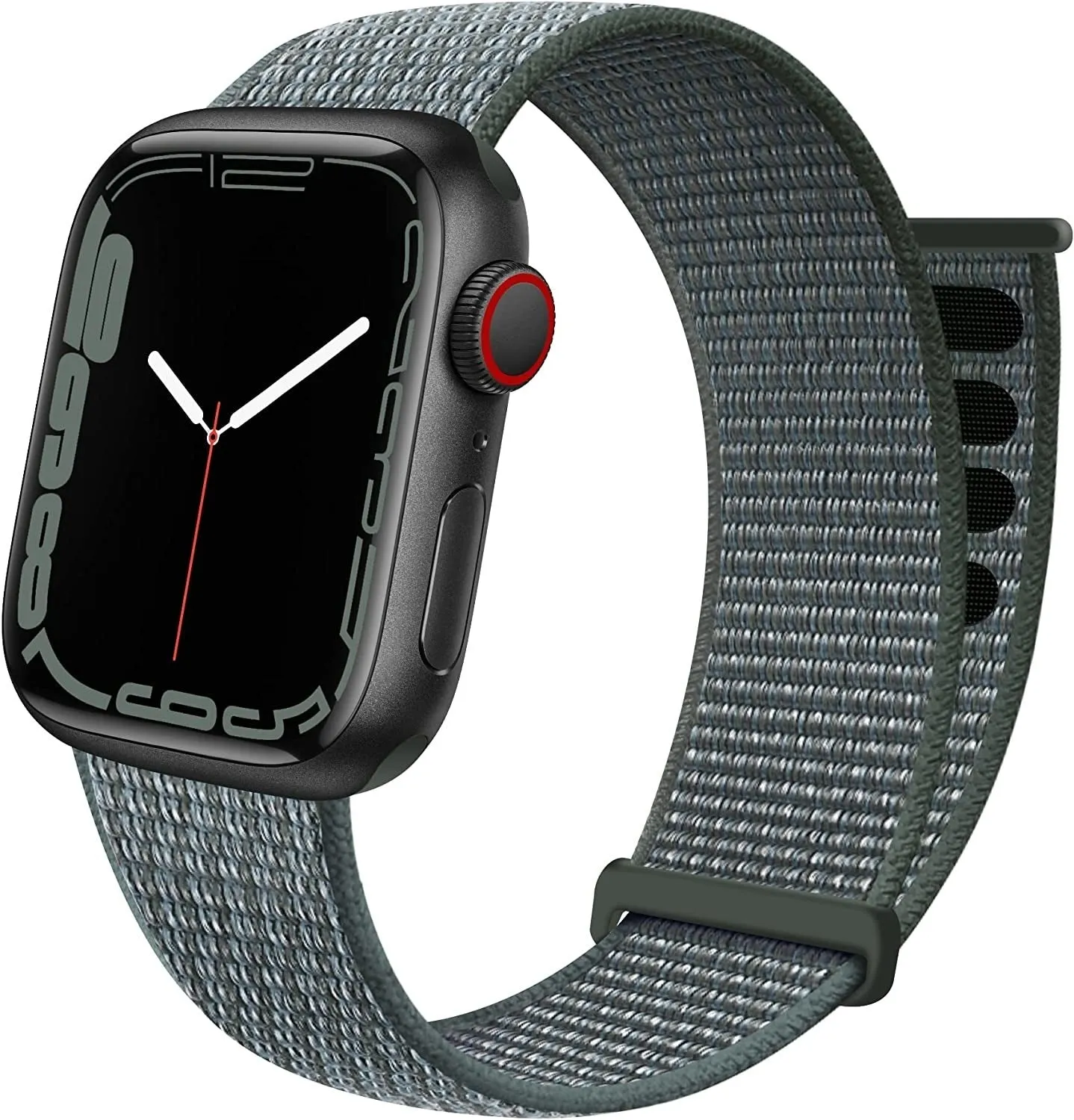 Insta-Worthy Apple Watch Nylon Loop Strap (Grey-Green)  Almost Gone!