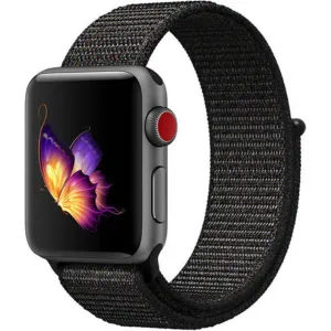 Insta-Worthy Apple Watch Nylon Strap (Black)  Stylish & Comfortable