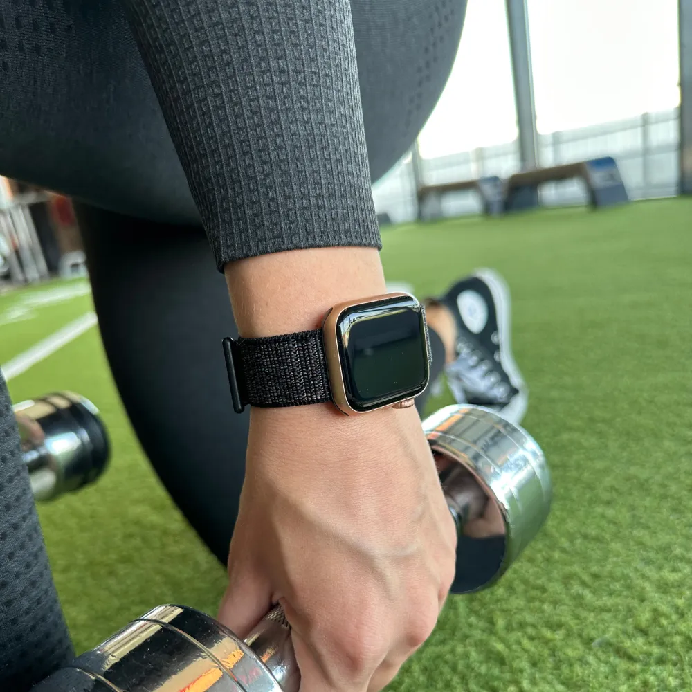 Insta-Worthy Apple Watch Nylon Strap (Black)  Stylish & Comfortable
