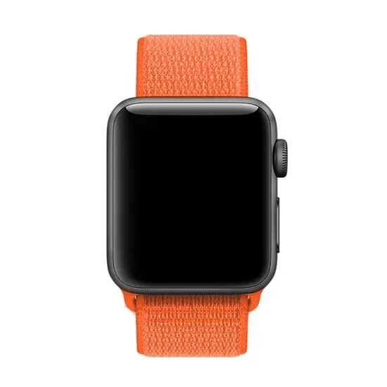Insta-Worthy Apple Watch Nylon Strap (Orange)  Dont Miss Out!