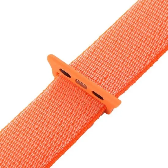 Insta-Worthy Apple Watch Nylon Strap (Orange)  Dont Miss Out!