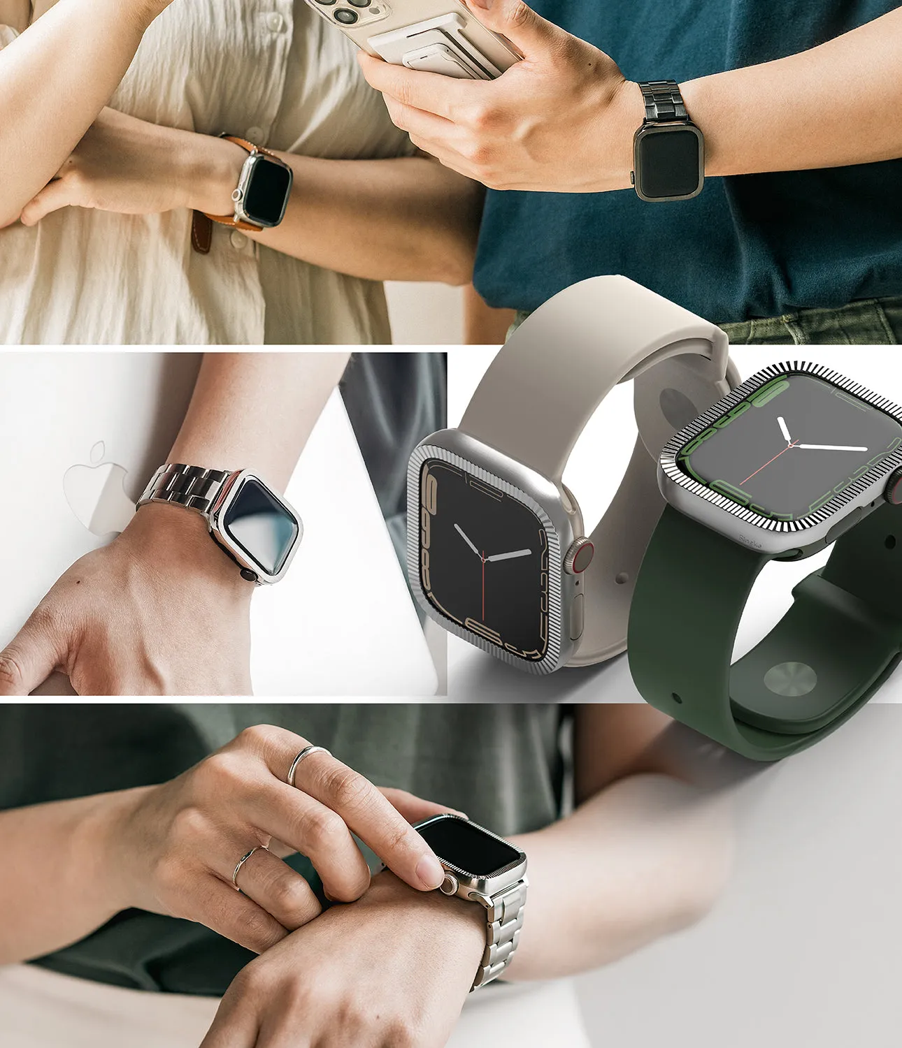 Insta-Worthy Apple Watch Series (45mm) | Premium Bezel Styling Matte Curve  Limited Stock!