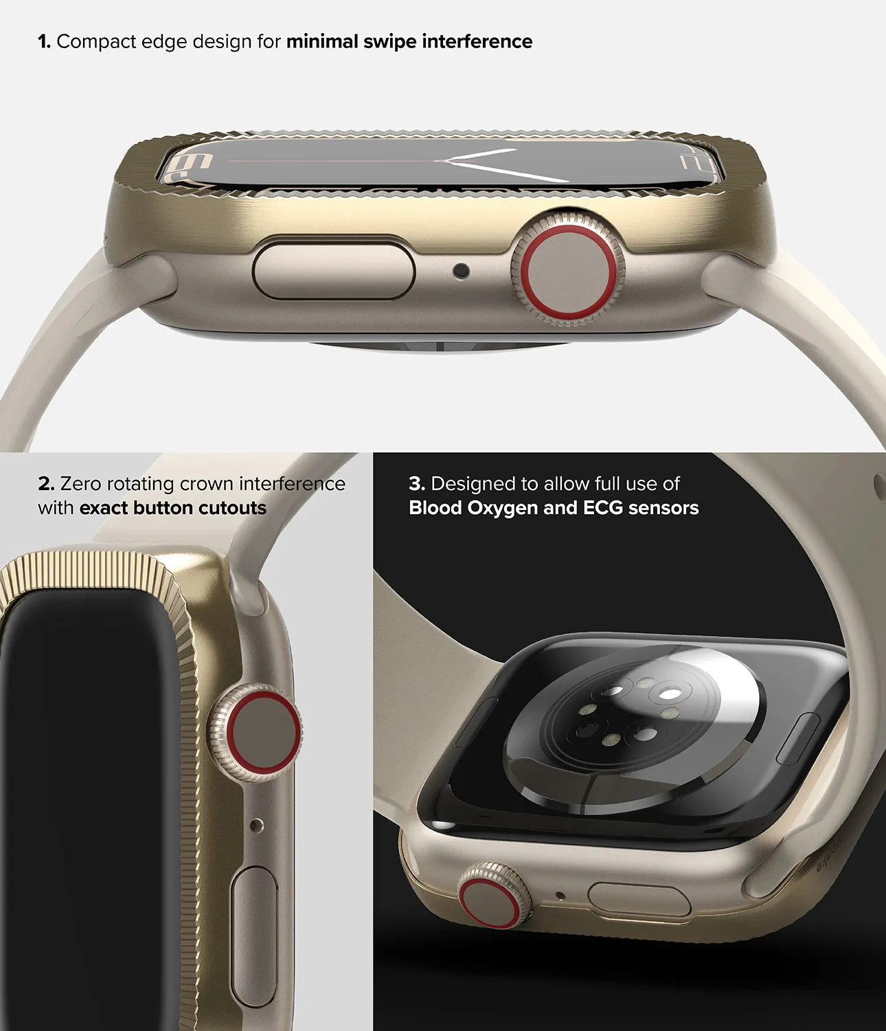 Insta-Worthy Apple Watch Series (45mm) | Premium Bezel Styling Matte Curve  Limited Stock!