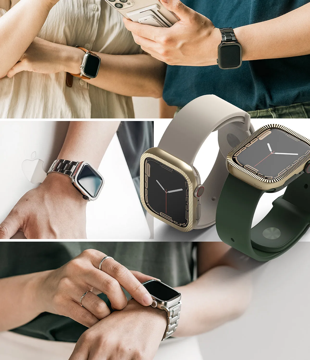 Insta-Worthy Apple Watch Series (45mm) | Premium Bezel Styling Matte Curve  Limited Stock!