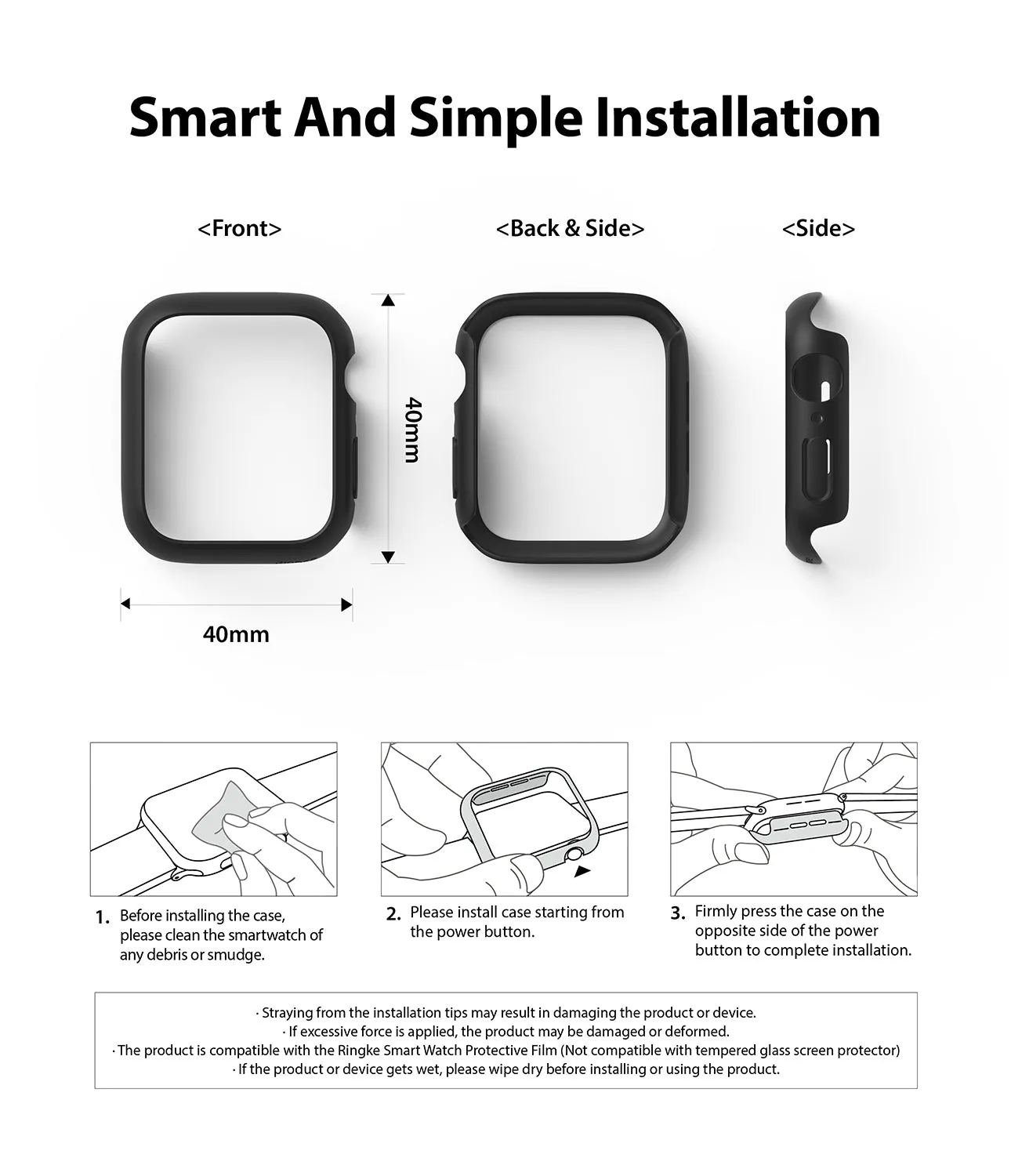 Insta-Worthy Apple Watch Series 6 / SE / 5 / 4 (40mm) Case | Slim  Limited Release!