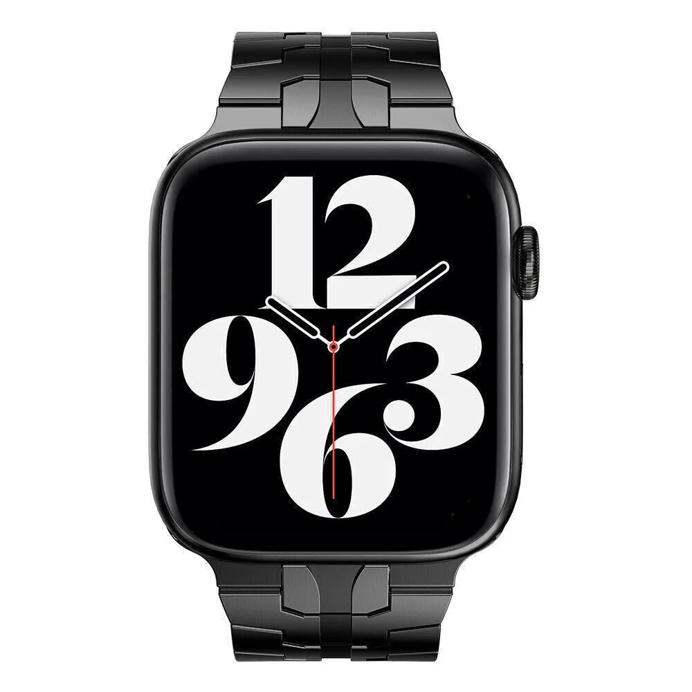 Insta-Worthy Apple Watch Steel Iron Strap (Black)  Ends Soon!