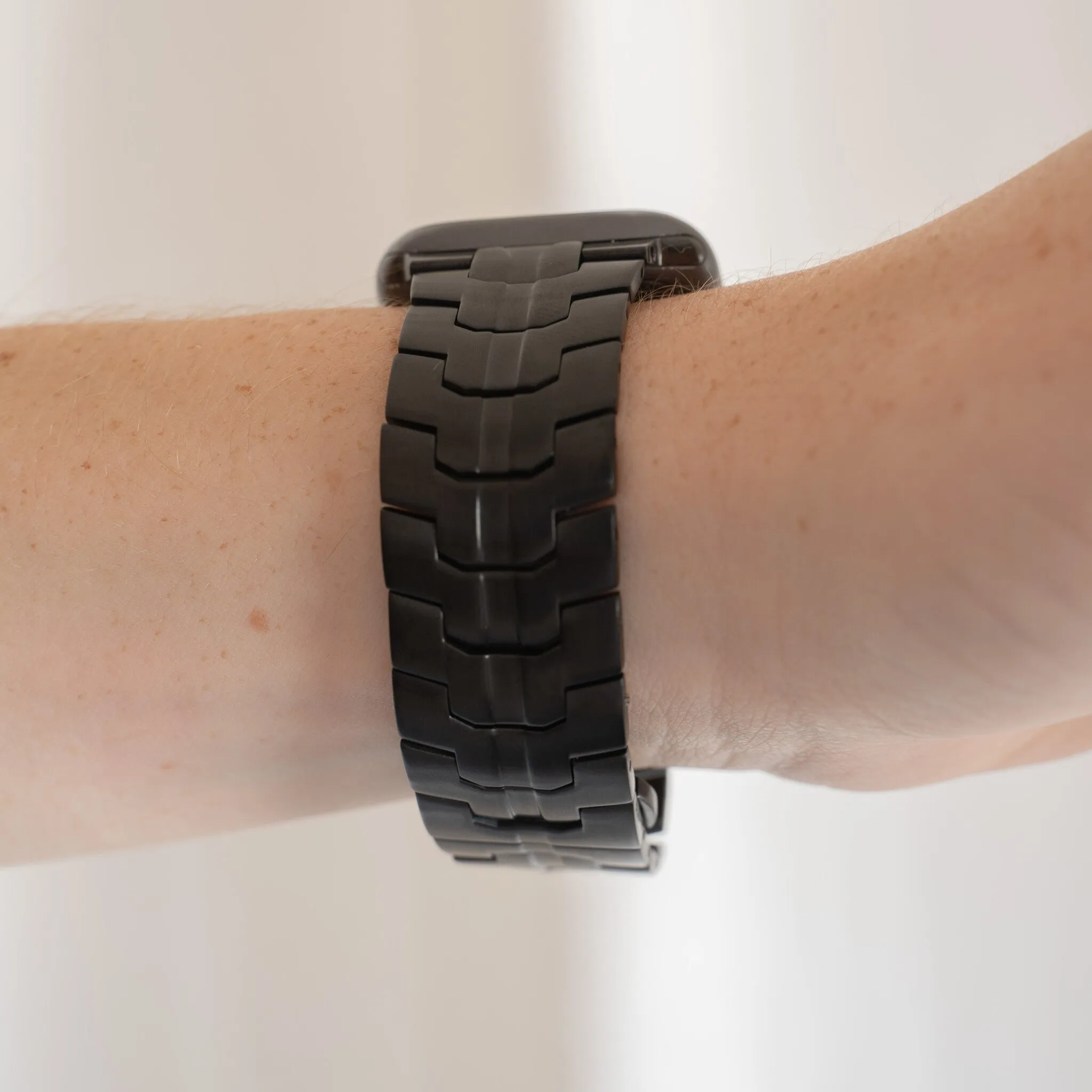 Insta-Worthy Apple Watch Steel Iron Strap (Black)  Ends Soon!