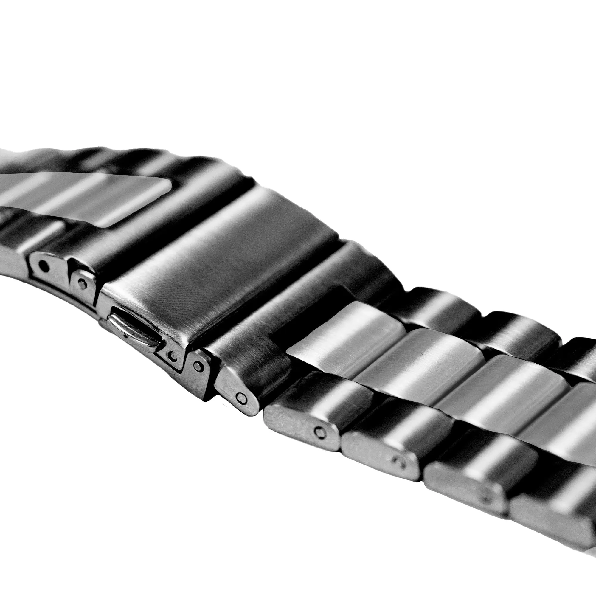 Insta-Worthy Apple Watch Steel Strap (Black/Silver)  Almost Sold Out!
