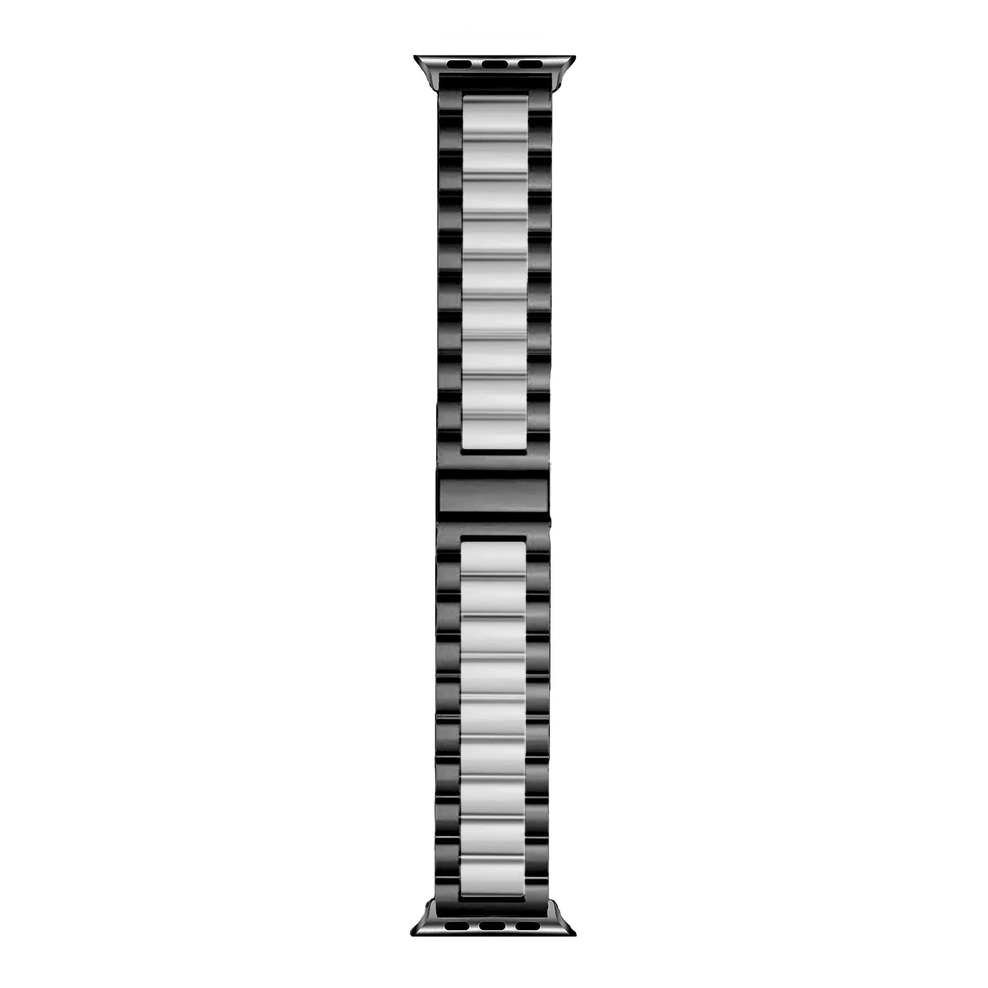 Insta-Worthy Apple Watch Steel Strap (Black/Silver)  Almost Sold Out!