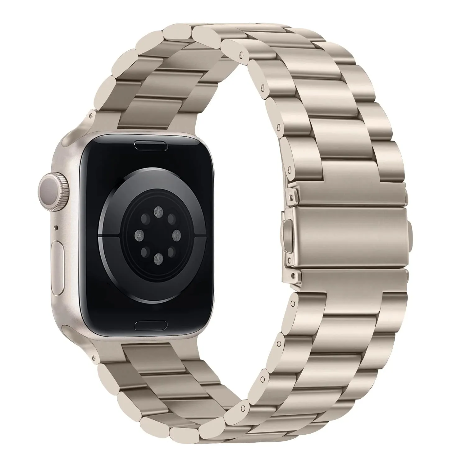 Insta-Worthy Apple Watch Steel Strap (Starlight)  Limited Stock!