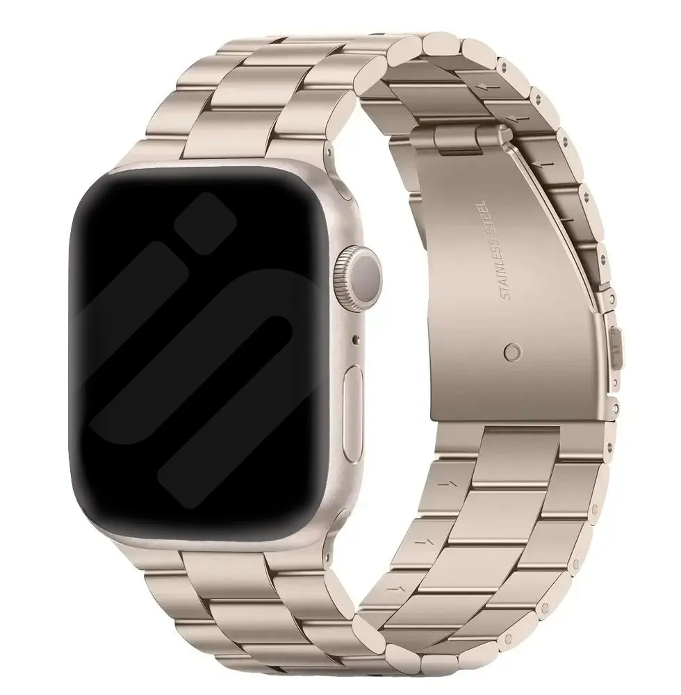 Insta-Worthy Apple Watch Steel Strap (Starlight)  Limited Stock!