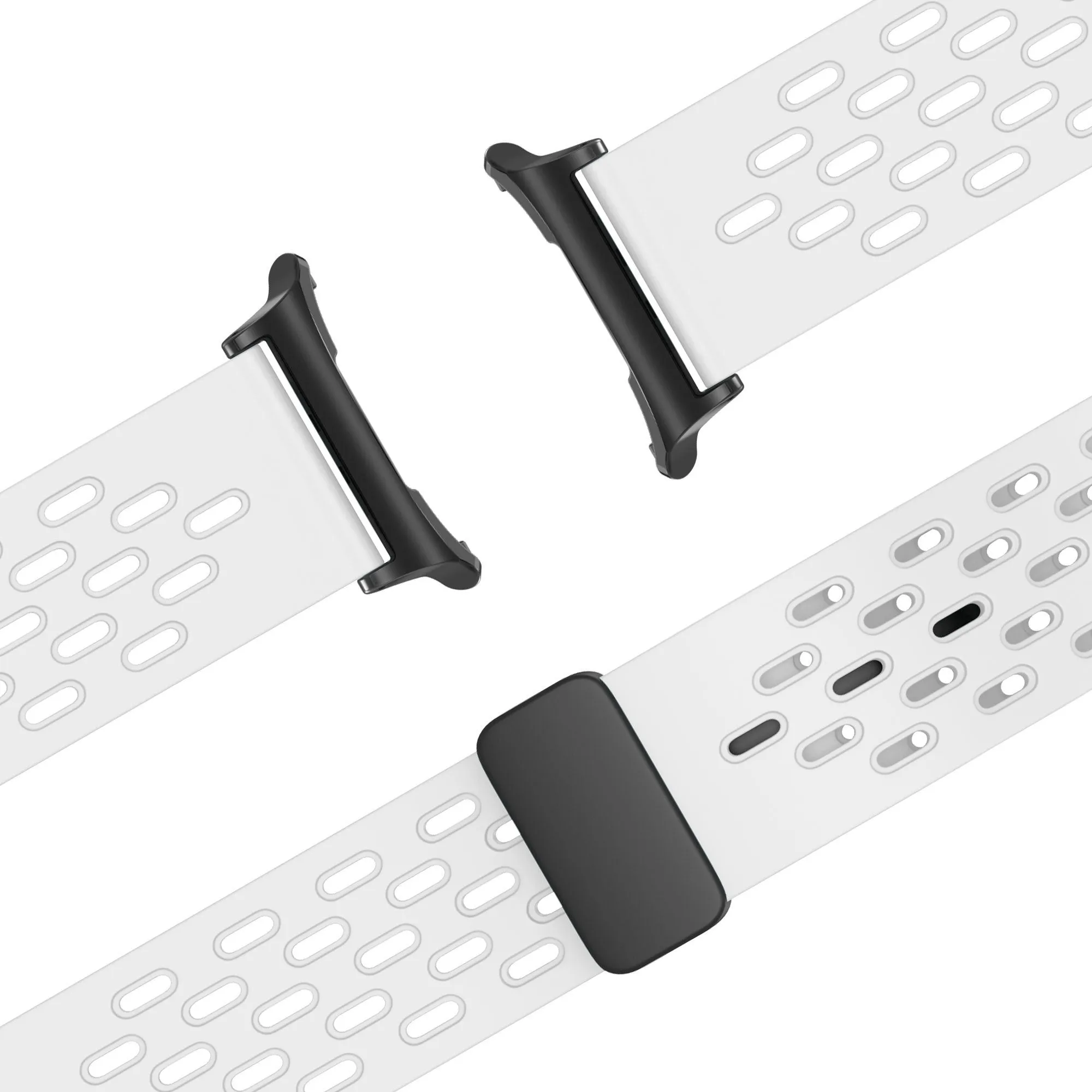 Insta-Worthy Bandz Samsung Galaxy Watch Ultra D-buckle Sport Strap 'Air' (White)  Today Only!