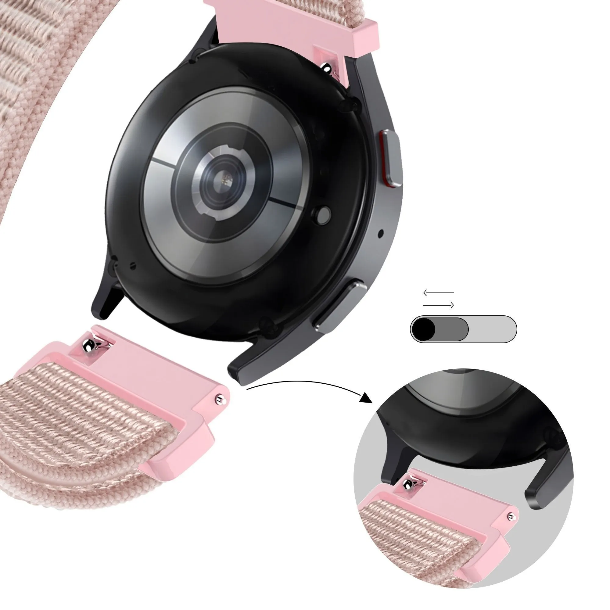 Insta-Worthy Bandz Xiaomi Amazfit GTS Nylon Strap 'Classic' (Rose Gold)  Going Fast!