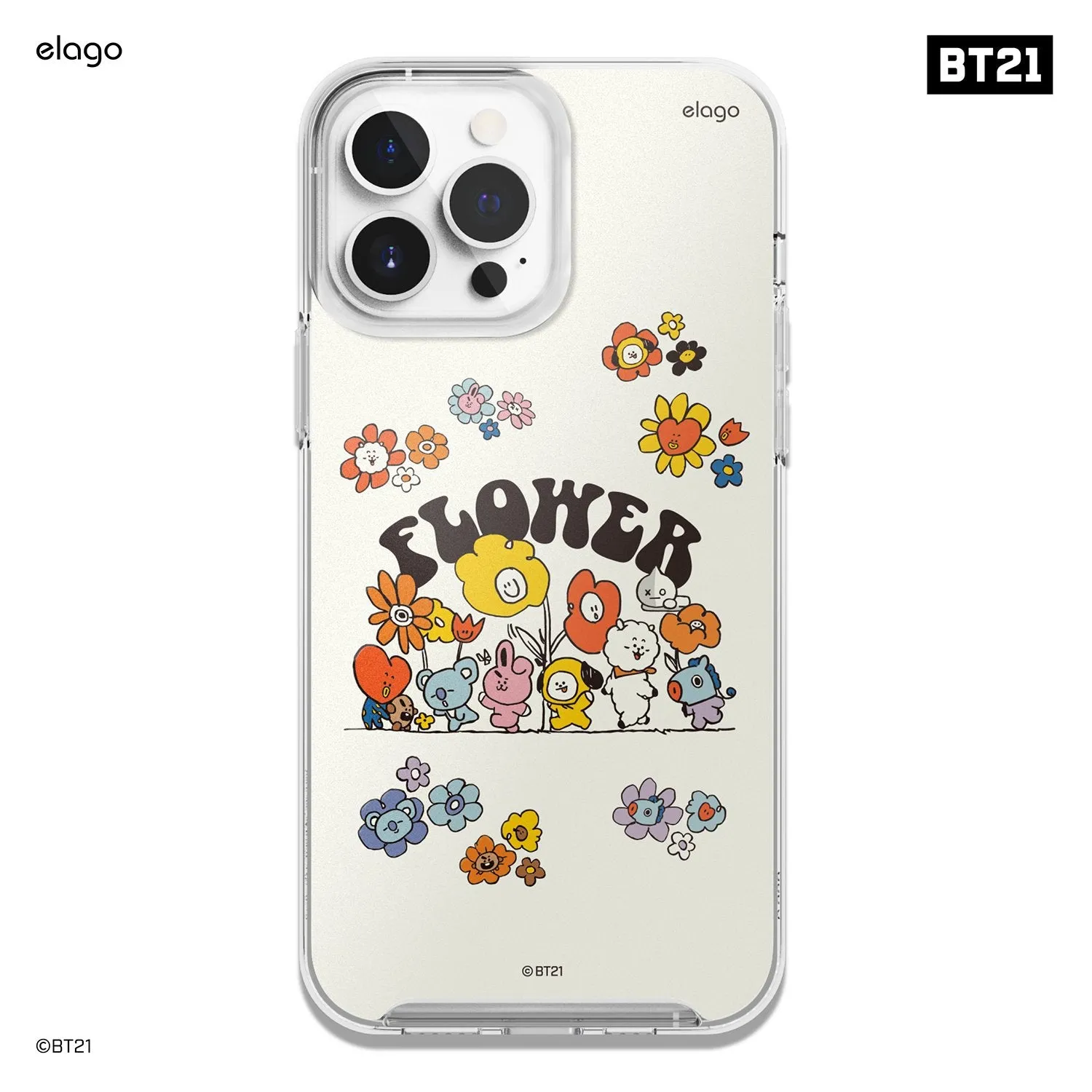 Insta-Worthy BT21 | elago Flower Case for iPhone 13 Pro Max  Last Chance!