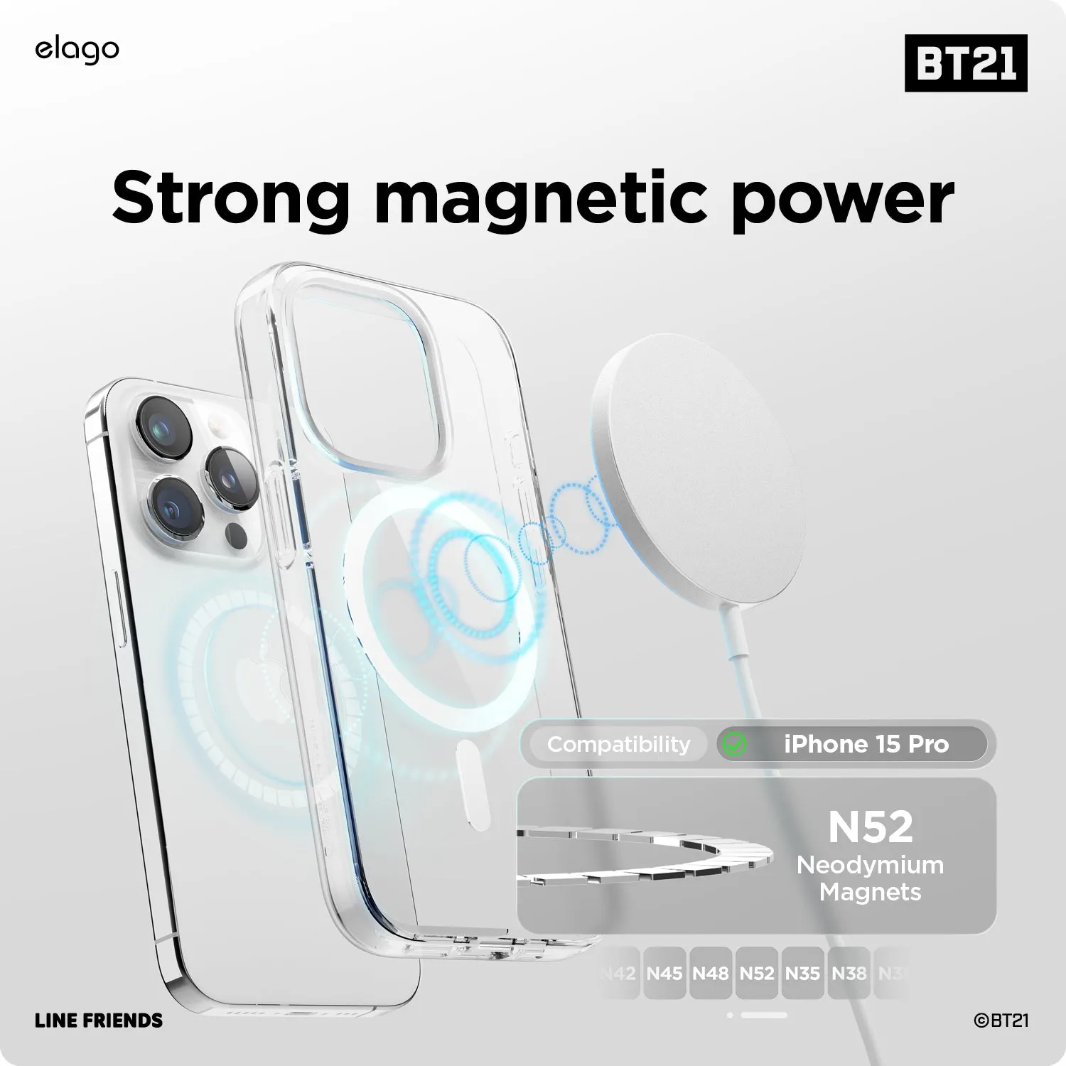 Insta-Worthy BT21 | elago On the Cloud MagSafe Hybrid Case for iPhone 15 Pro  Ends Soon!