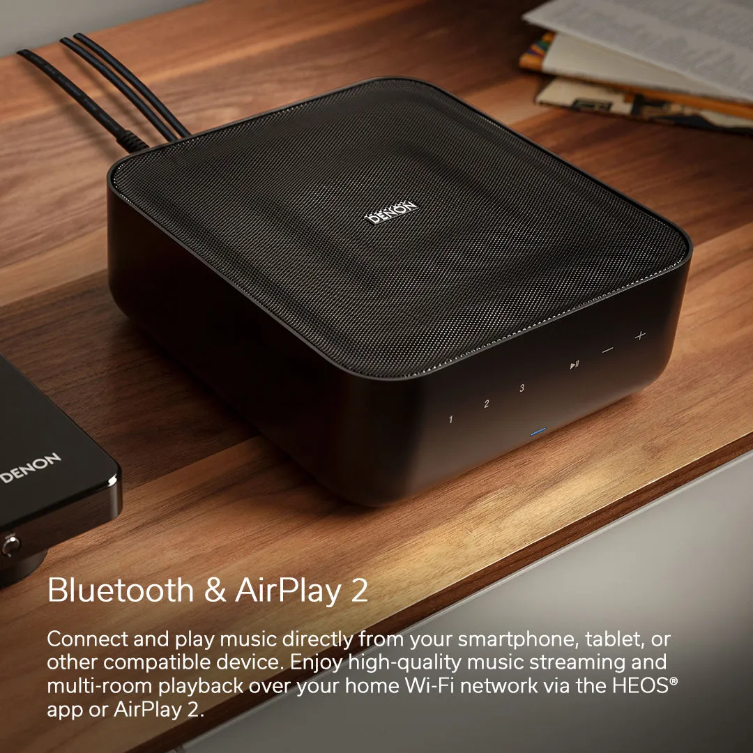 Insta-Worthy Denon Home Amp 2 Channel,100W Amplifier with HEOS Built-in (Each)  Ends Soon!