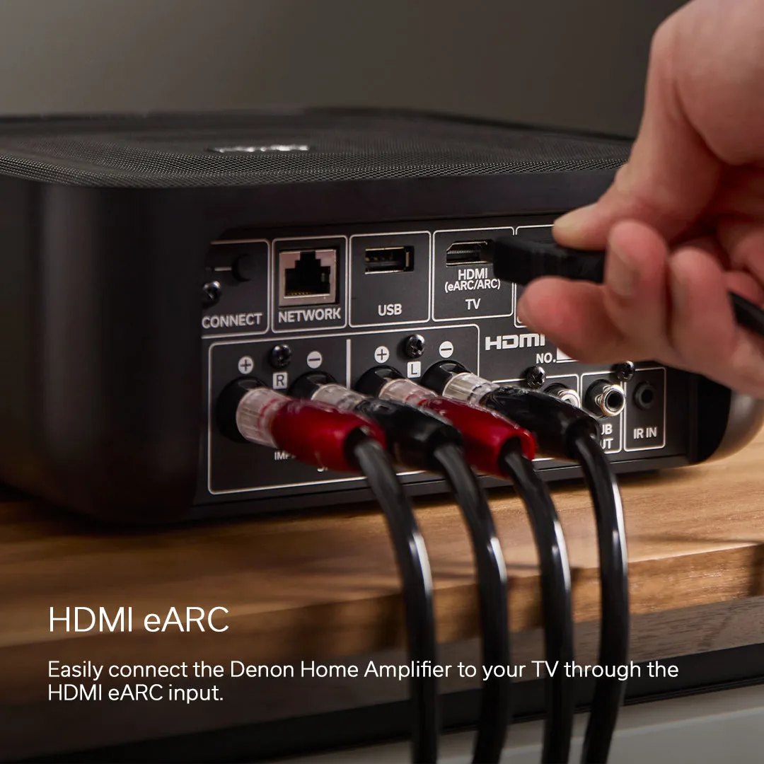 Insta-Worthy Denon Home Amp 2 Channel,100W Amplifier with HEOS Built-in (Each)  Ends Soon!