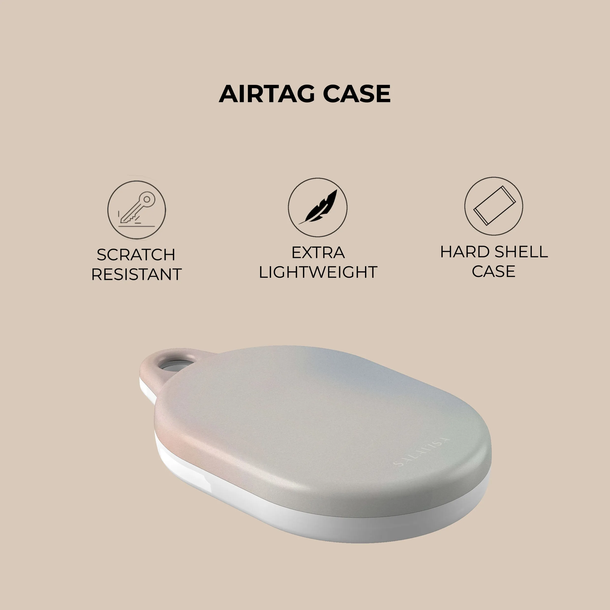 Insta-Worthy Dreamy Pastel AirTag Holder  Stylish & Comfortable
