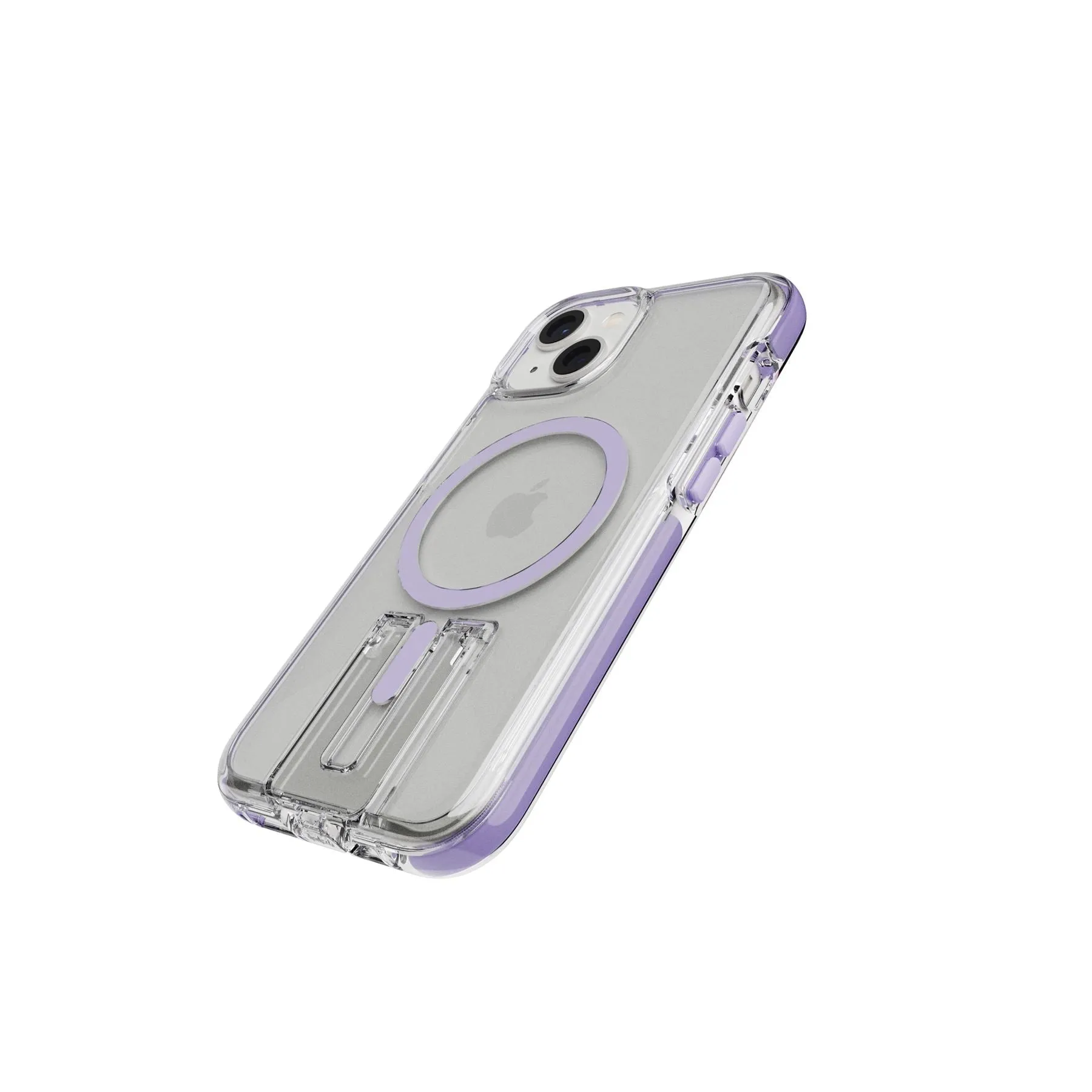 Insta-Worthy EvoCrystal Kick - Apple iPhone 14 Case MagSafe Compatible - Lilac  Limited Stock!