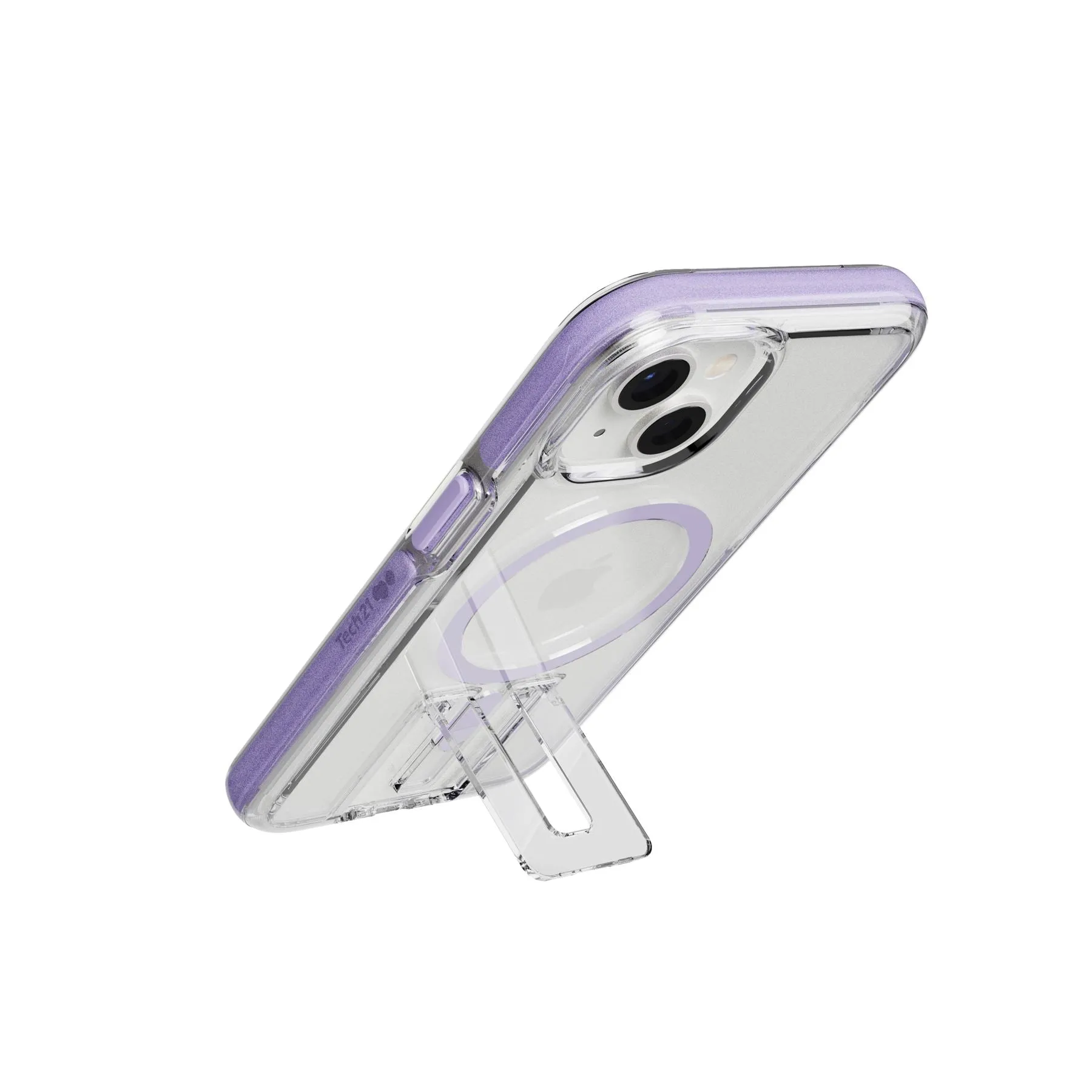 Insta-Worthy EvoCrystal Kick - Apple iPhone 14 Case MagSafe Compatible - Lilac  Limited Stock!