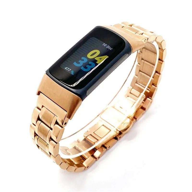 Insta-Worthy Fitbit Charge 6 Metal Strap (Rose Gold)  Almost Gone!