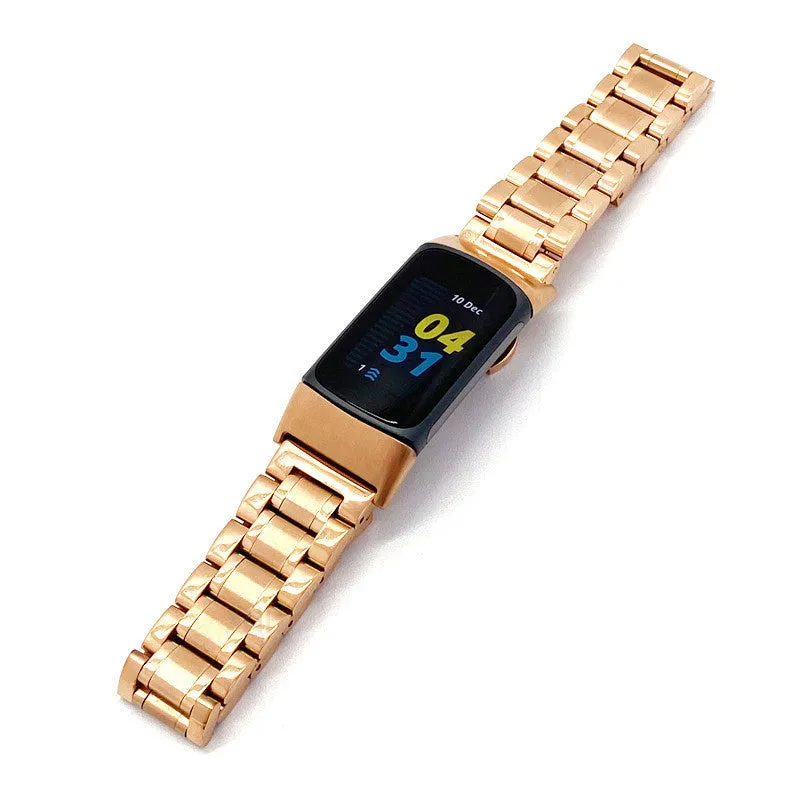 Insta-Worthy Fitbit Charge 6 Metal Strap (Rose Gold)  Almost Gone!