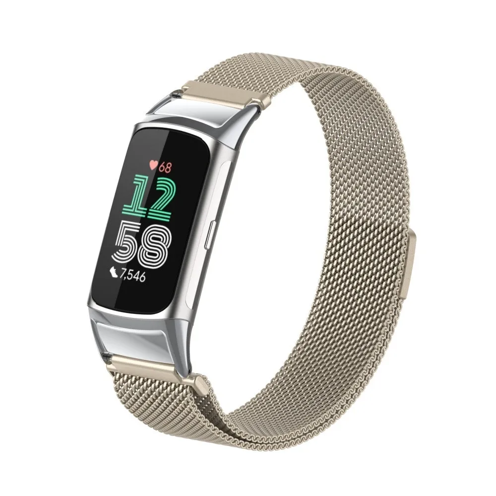 Insta-Worthy Fitbit Charge 6 Milanese Strap (Starlight)  Almost Gone!