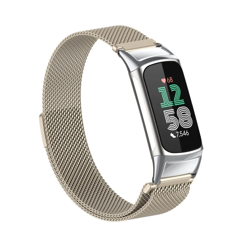 Insta-Worthy Fitbit Charge 6 Milanese Strap (Starlight)  Almost Gone!