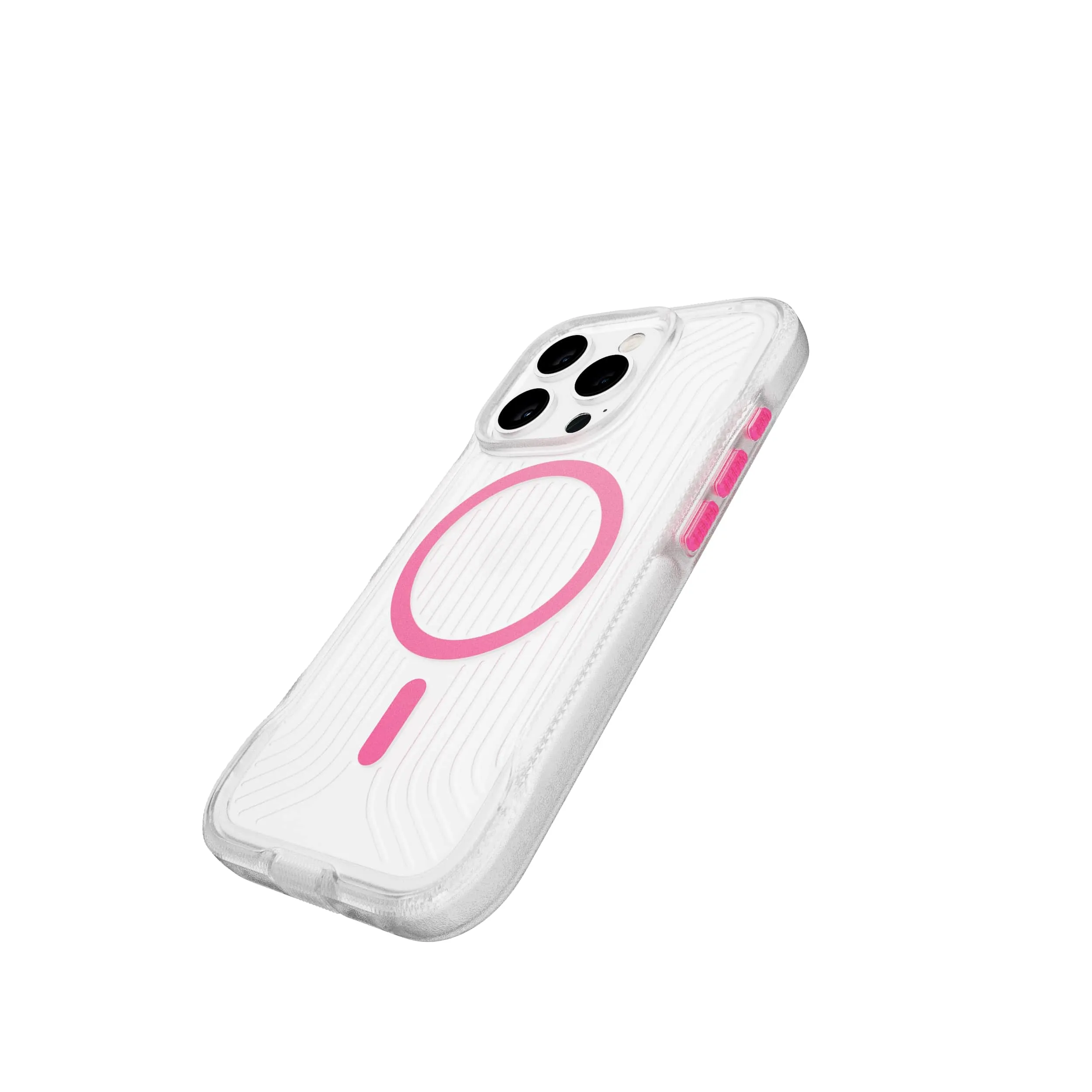 Insta-Worthy FlexPro - Apple iPhone 16 Pro Case MagSafe Compatible  - Neon Pink/Orange Glow in the Dark  Last Few Pieces!