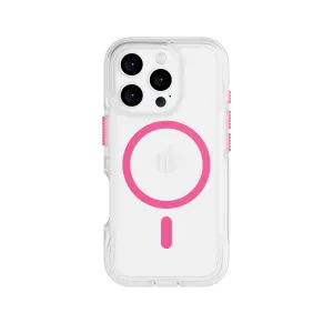 Insta-Worthy FlexPro - Apple iPhone 16 Pro Case MagSafe Compatible  - Neon Pink/Orange Glow in the Dark  Last Few Pieces!