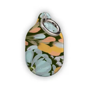 Insta-Worthy Flower Canvas AirTag Holder  Stylish & Comfortable