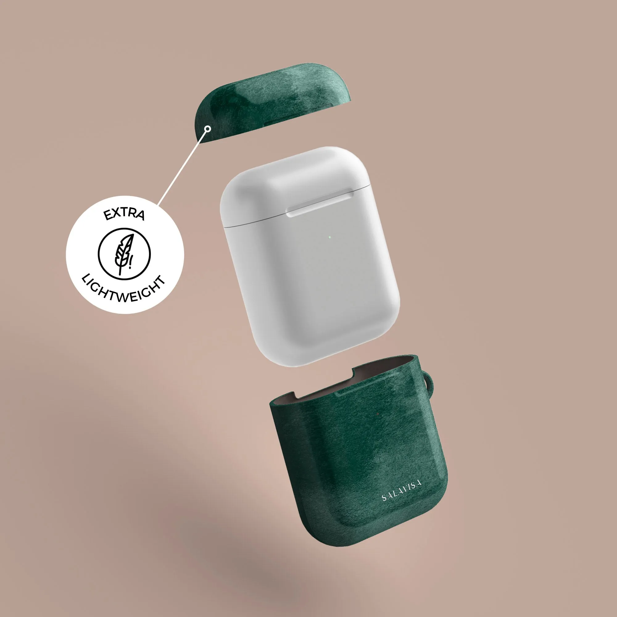 Insta-Worthy Forest Green Watercolor AirPods Case  Going Fast!