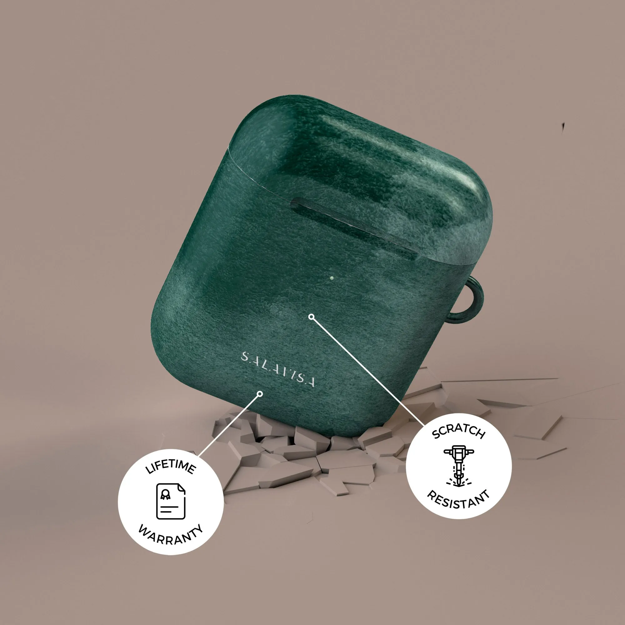 Insta-Worthy Forest Green Watercolor AirPods Case  Going Fast!