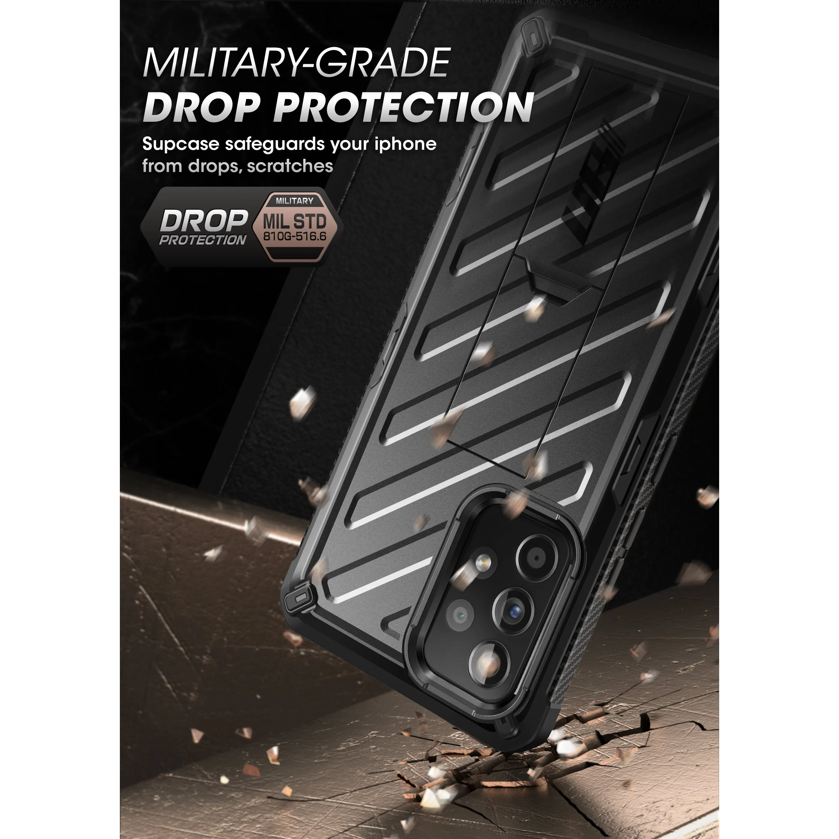 Insta-Worthy Galaxy A53 Unicorn Beetle Rugged Kickstand Case-Black  Last Chance!