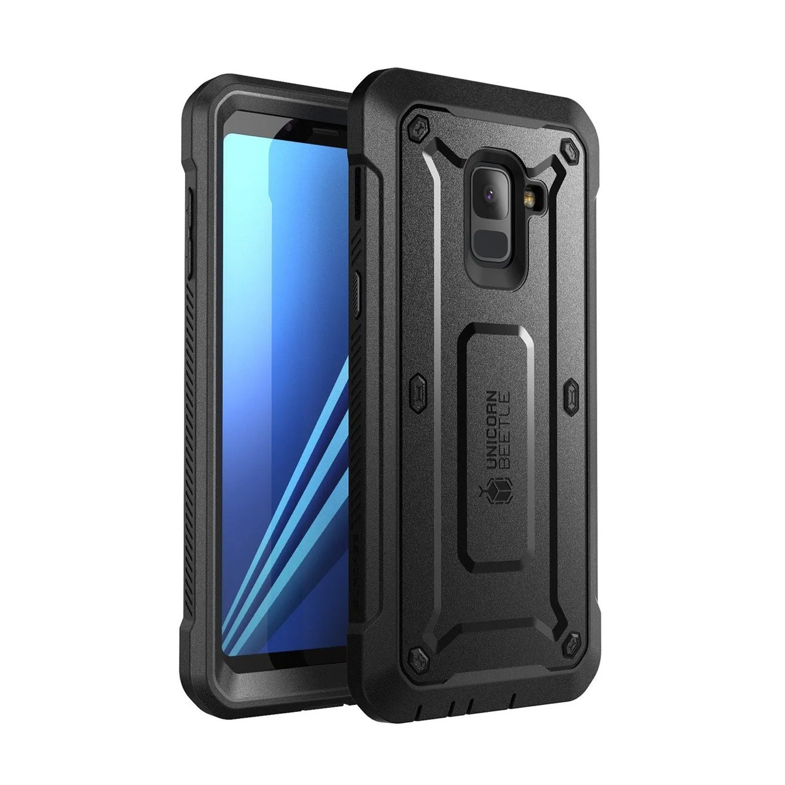 Insta-Worthy Galaxy A8 Plus Unicorn Beetle Pro Rugged Case-Black  Limited Release!