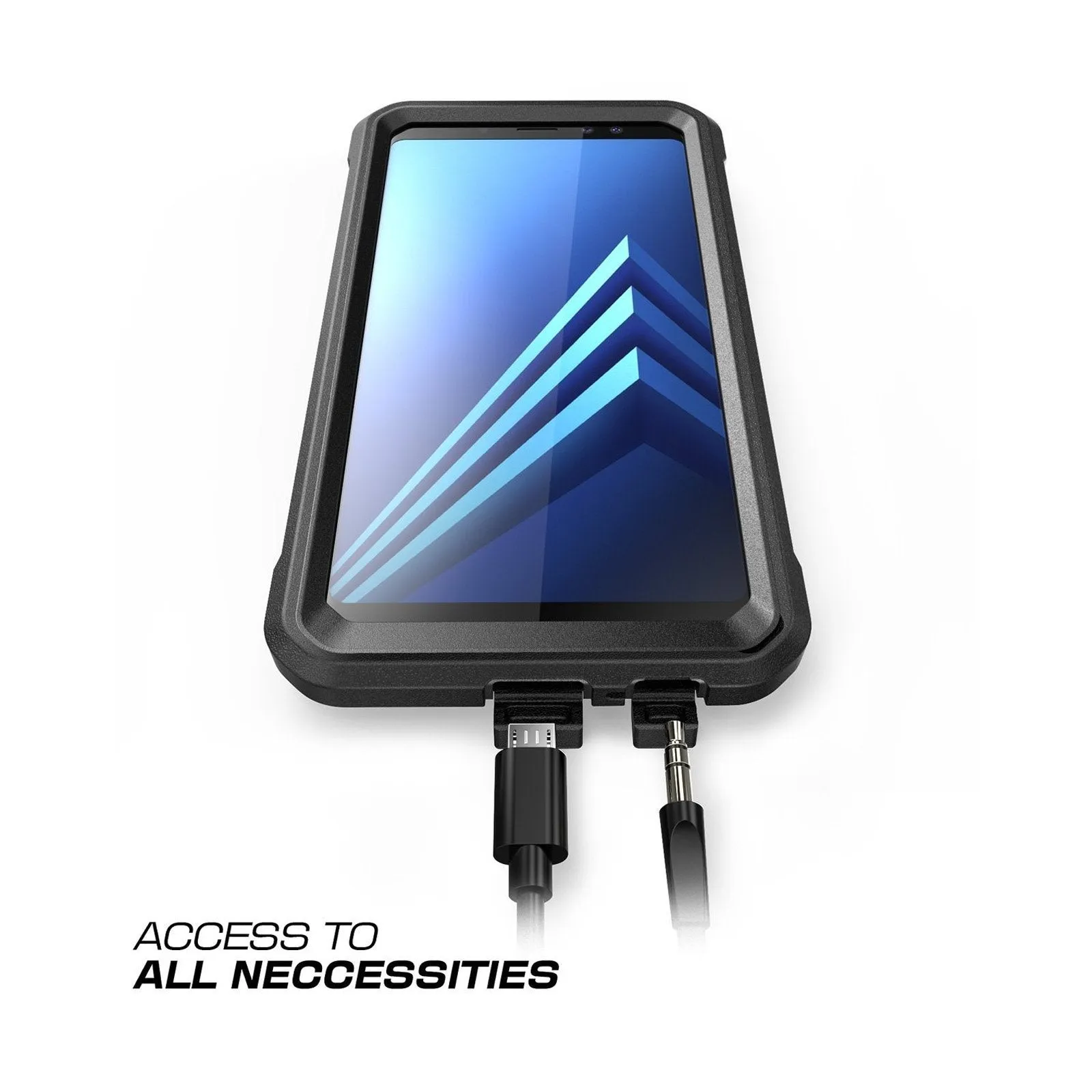 Insta-Worthy Galaxy A8 Plus Unicorn Beetle Pro Rugged Case-Black  Limited Release!