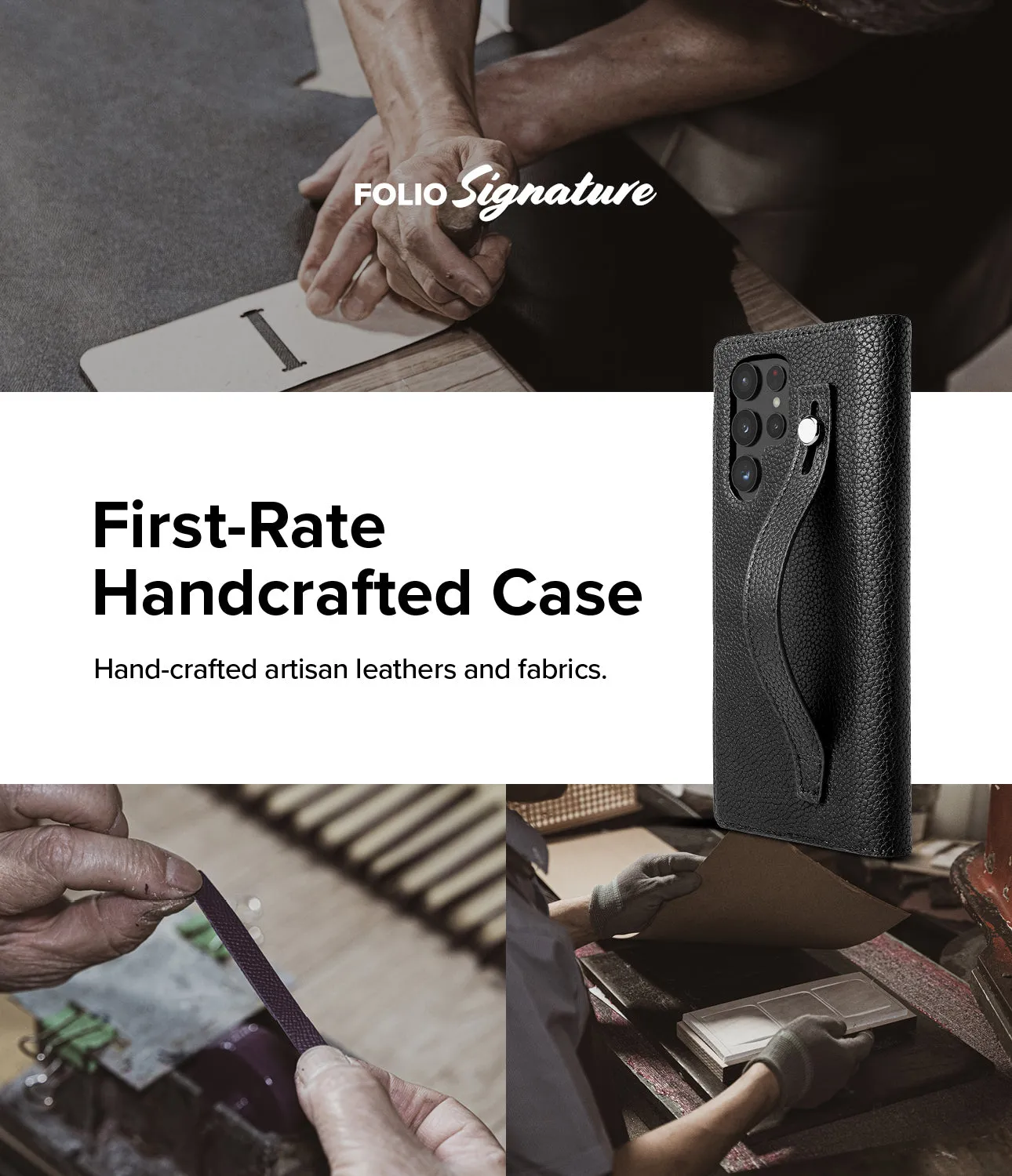 Insta-Worthy Galaxy S22 Ultra Case | Folio Signature EZ Strap  Today Only!