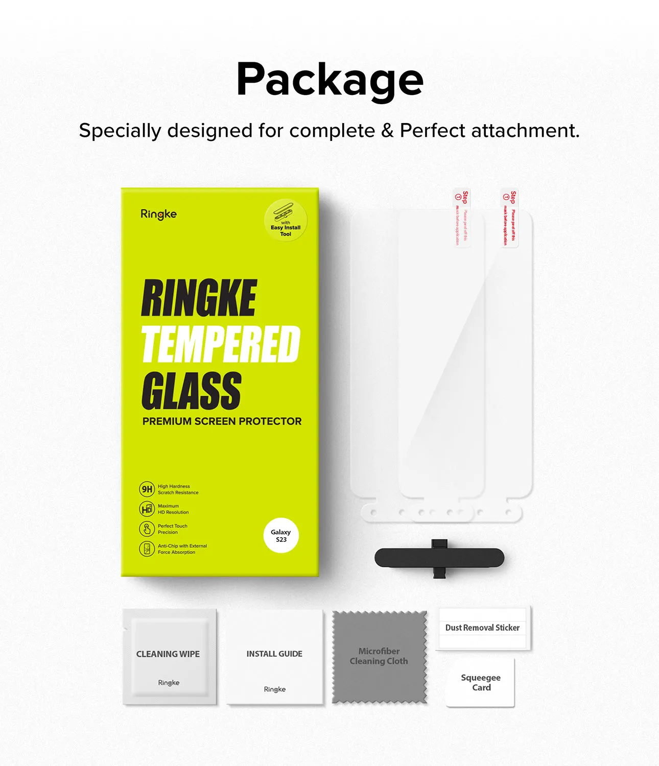 Insta-Worthy Galaxy S23 Screen Protector | Full Cover Glass  Limited Stock!