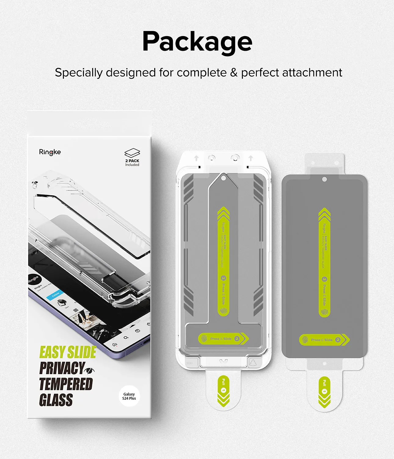 Insta-Worthy Galaxy S24 Plus Screen Protector | Easy Slide Privacy Tempered Glass  Almost Sold Out!