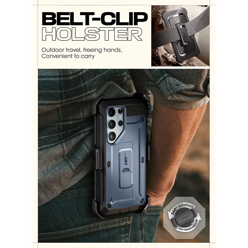 Insta-Worthy Galaxy S24 Ultra Unicorn Beetle PRO Rugged Case-Metallic Blue  Today Only!