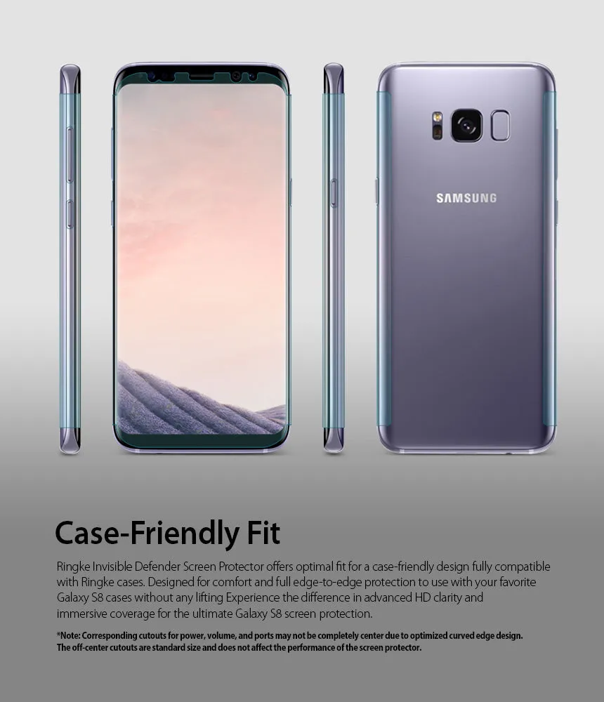 Insta-Worthy Galaxy S8 Screen Protector | Full Cover (2P)  Today Only!